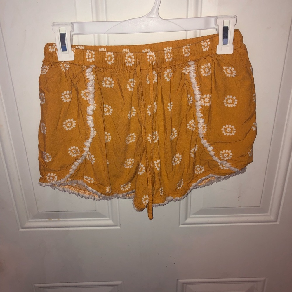 Yellow float shorts